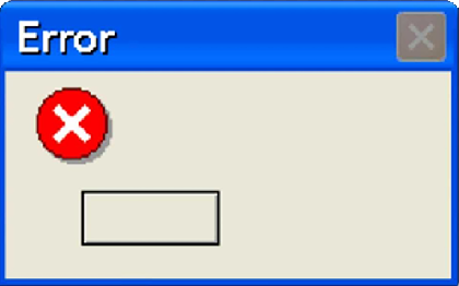 Windows XP Error